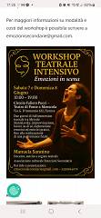 Workshop teatrale sulle emozioni